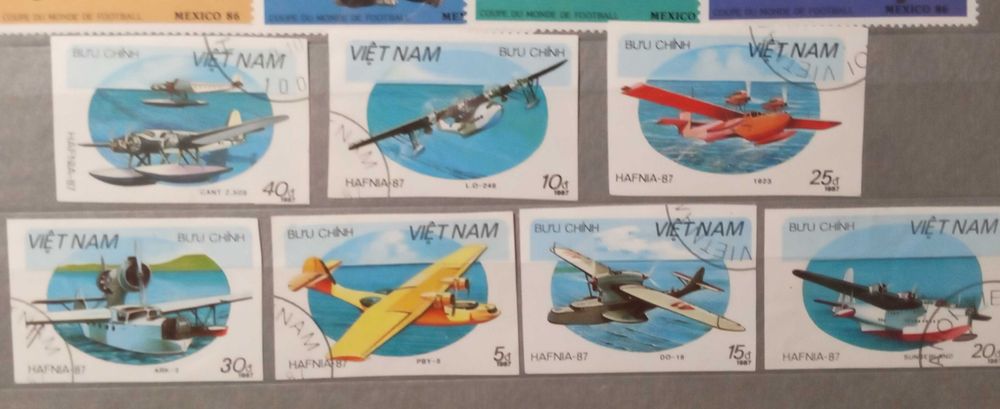 Серии марок транспорт  воздушный.