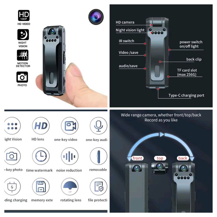 Відеореєстратор. Міні відео камера A9 IP WiFi FullHD 1080,нічна зйомка