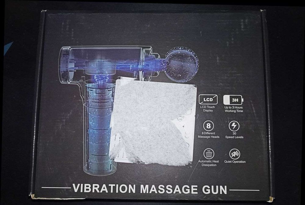 Вибрационный массажный пистолет