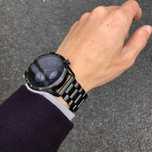 Pulseira de Metal / Aço (preto) para relogio  22mm