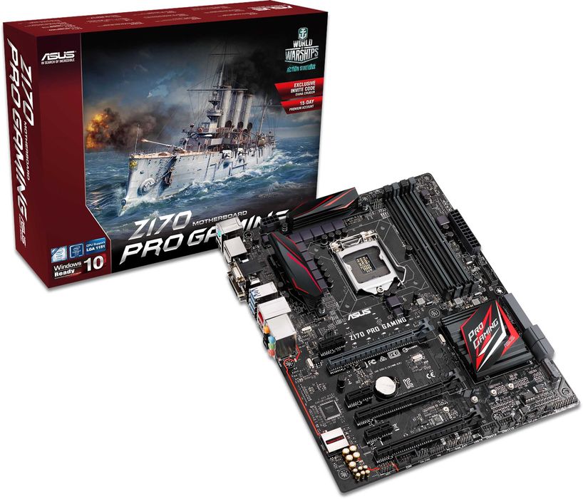 Motherboard ASUS Z170 Pro Gaming (Socket LGA1151 - Intel Z170 - ATX)