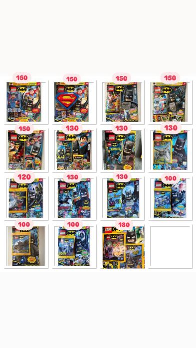Lego Star Wars,Ninjago,Marvel,Betmen,City,Spidermen,Jurssic world!