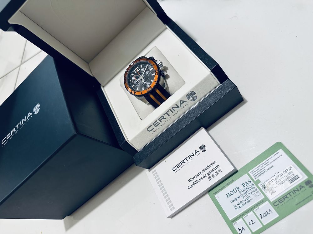 Certina Ds Action Chronograph, idealna.