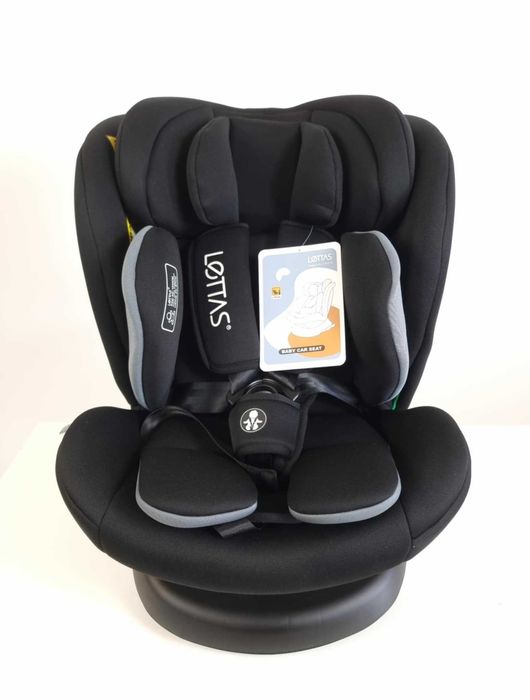 NOWY Fotelik obrotowy Lettas 360 i-Size 40-150 cm isofix + Top Tether