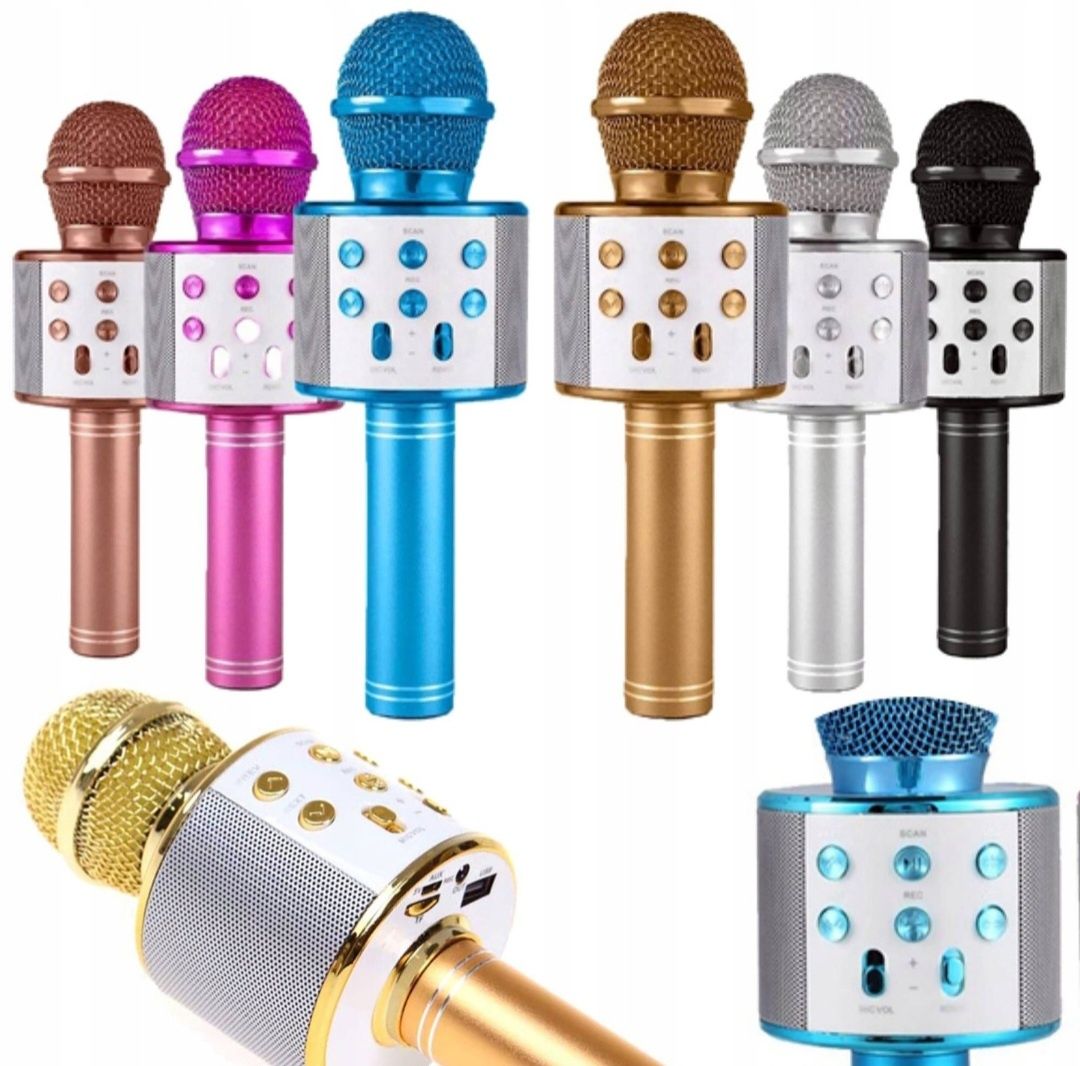 Nowy mikrofon dla dzieci i dorosłych zabawka karaoke bluetooth