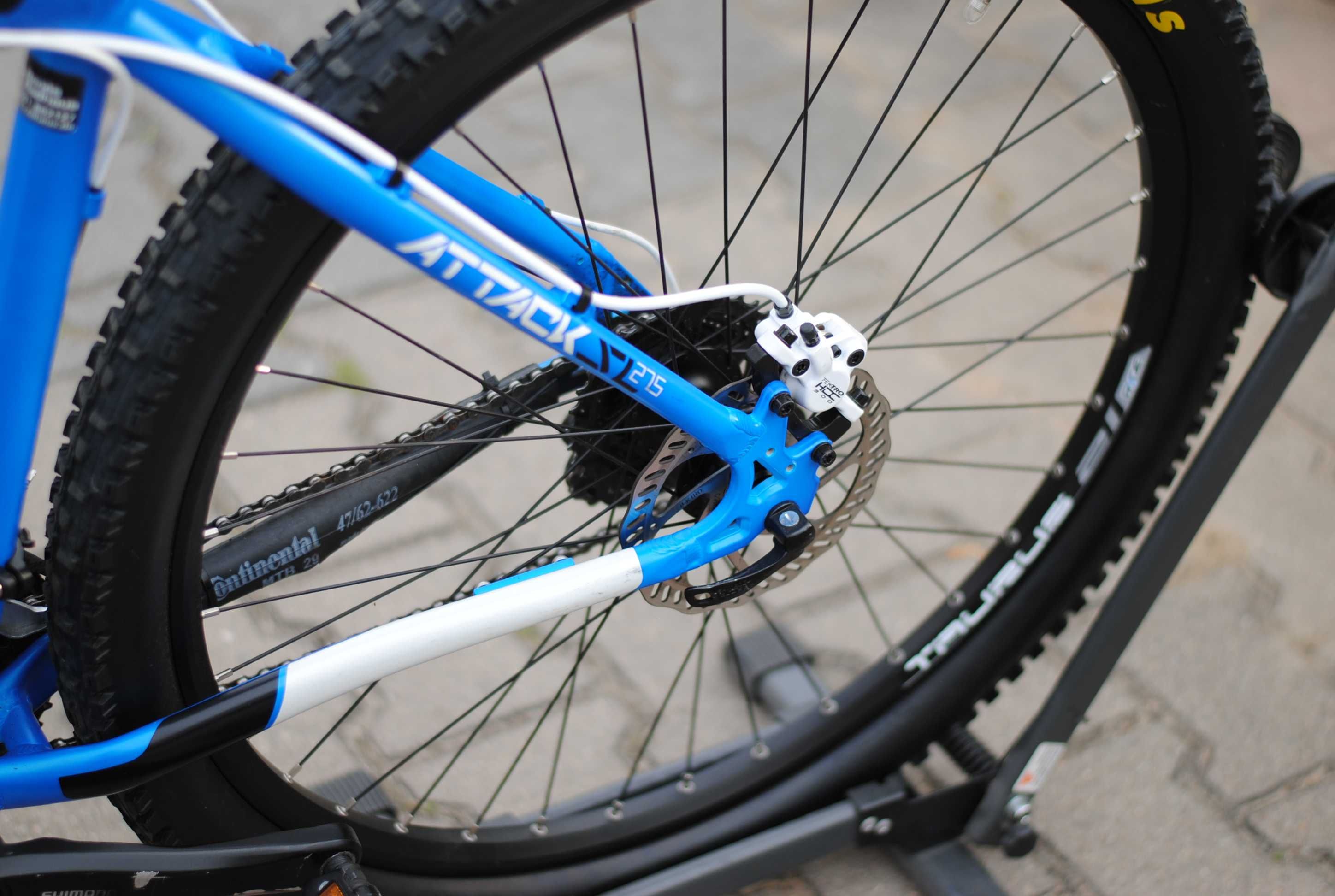 Górski rower MTB haibike attack sl osprzet shimano hydraulika tarcze