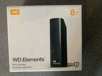 Зовнішній жорсткий диск 8TB WD Elements Desktop USB 3.2 Gen 1