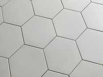 Płytki Gres SHINY LINES BIANCO HEKSAGON Biały 19,8 x 17,1 CM MAT Gat 1