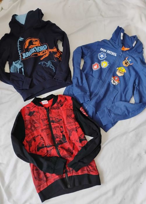 Mega paka ubrań chłopięcych/128-130/bluzy/spodnie/adidas/KappAhl/Pepco