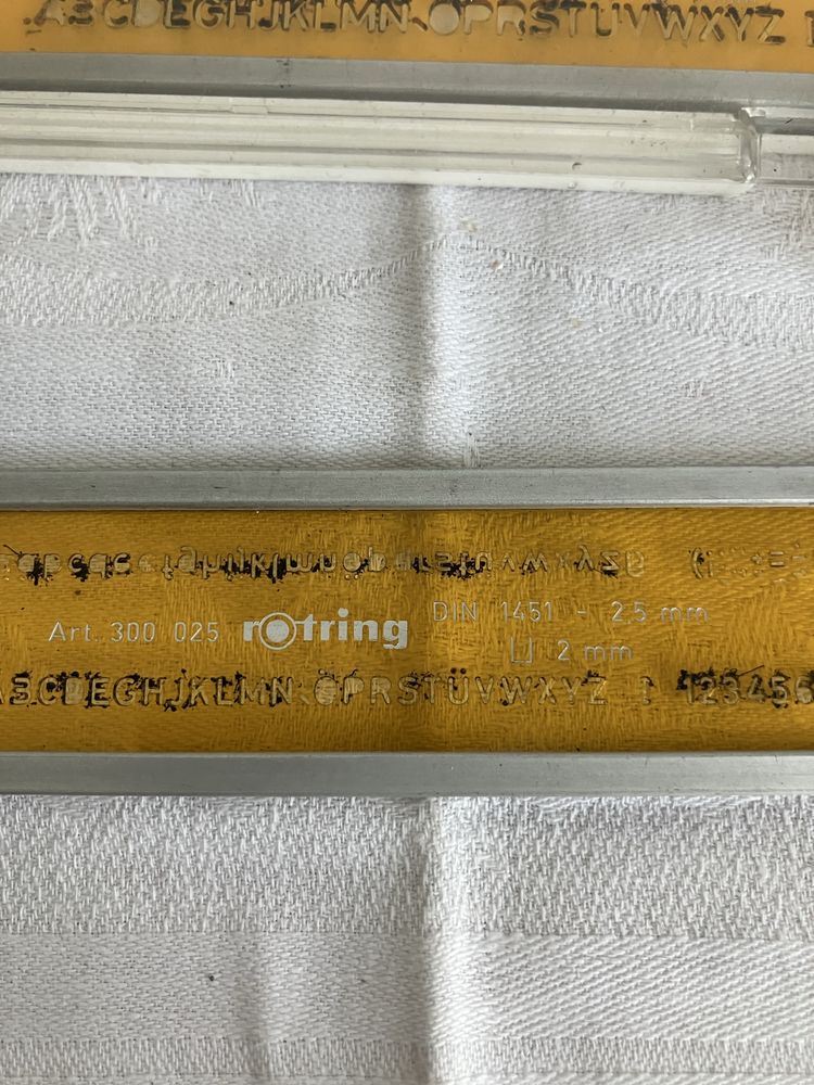 Rotring zestaw szablonów kreślarskich