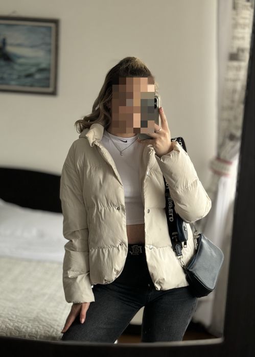 Бежева куртка. Жіноча куртка недорого. Тепла куртка. Трендова куртка
