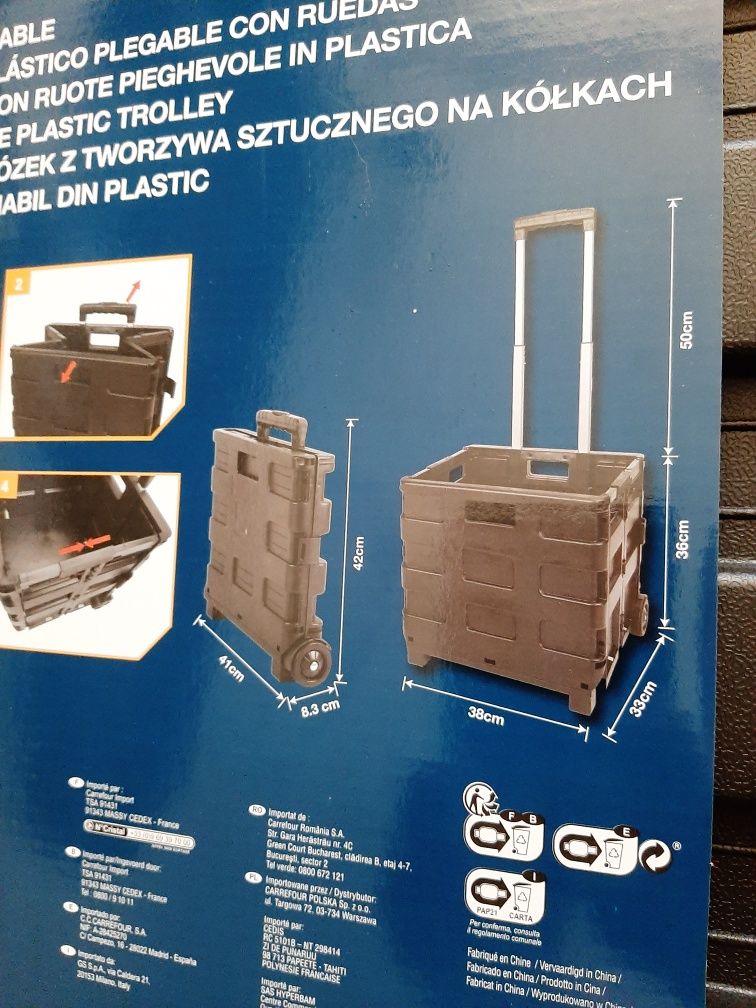 Wózek  bagazowy składany nowy