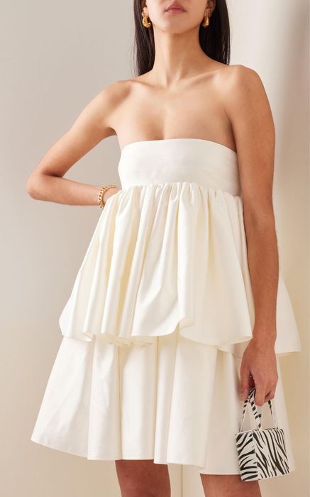Rotate Birger Christiansen mini suknia ślubna ciążowa Designer XS
