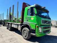 Volvo FM440 6x6 zestaw do drewna + HDS + przyczepa