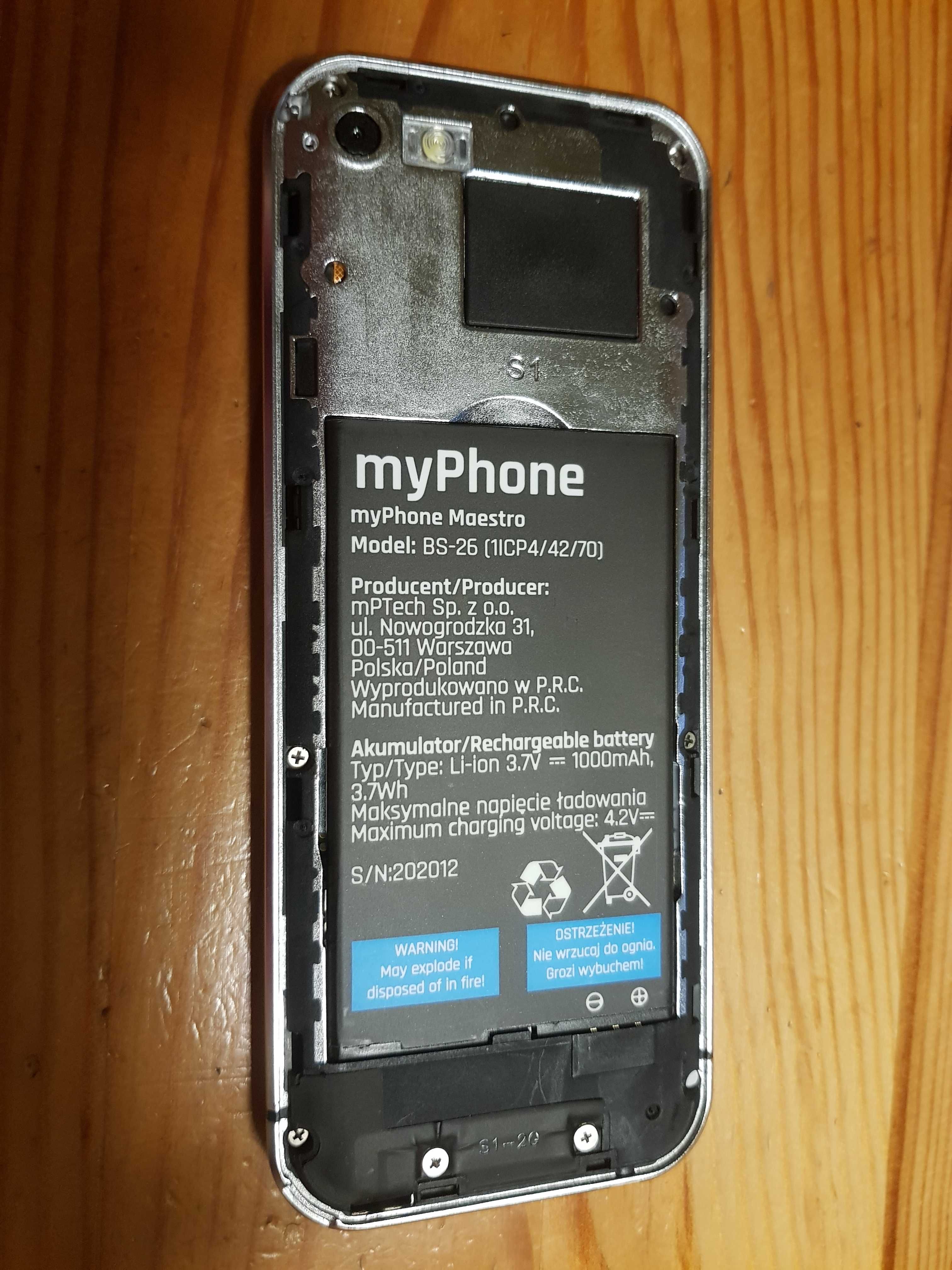 Nowy telefon Myphone Maestro okazja wysyłka tanio