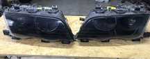 Lampy przód bmw e46 sedan kombi przedlift bi xenon black hella