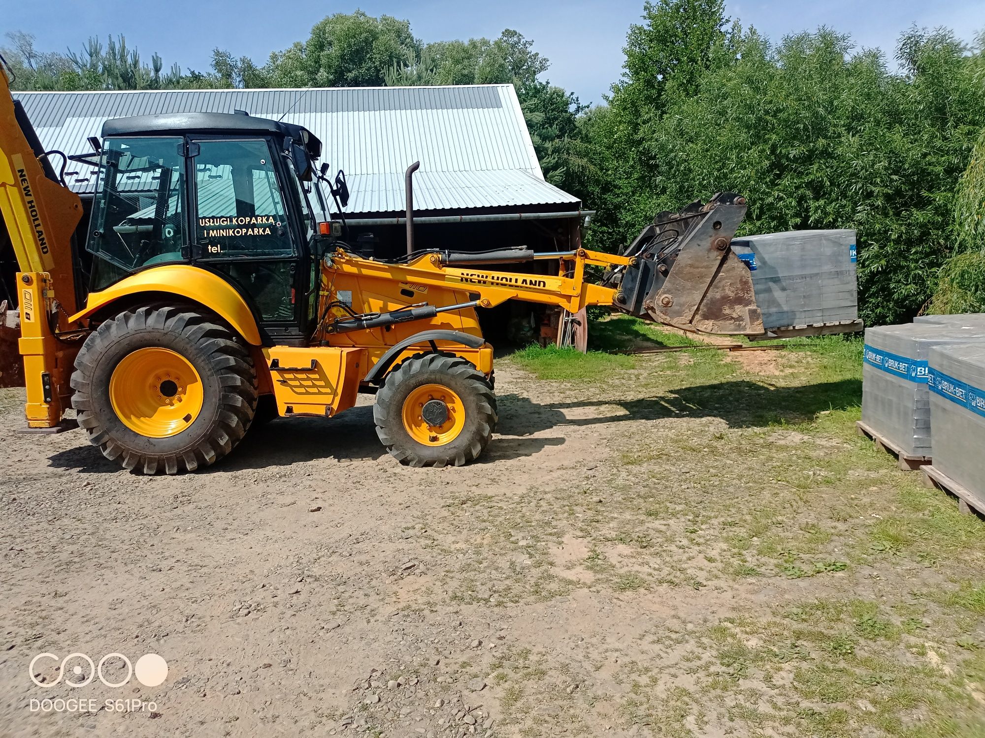 Koparko ładowarka New holland LB 110 ,