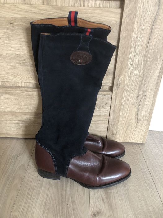 Tommy Hilfiger kozaki skorzane 41