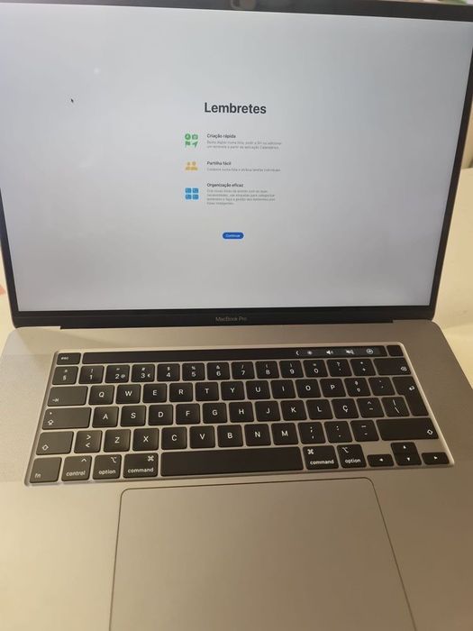 Macbook pro retina 16 2019