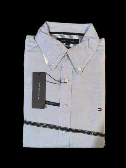 Elegancka Koszula Męska Tommy Hilfiger - Regular Fit M Nowa Oryginalna