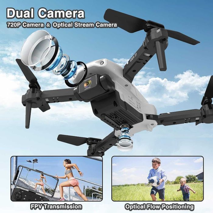 Drone IDEA10 para crianças e iniciantes câmara dupla 2 baterias - NOVO