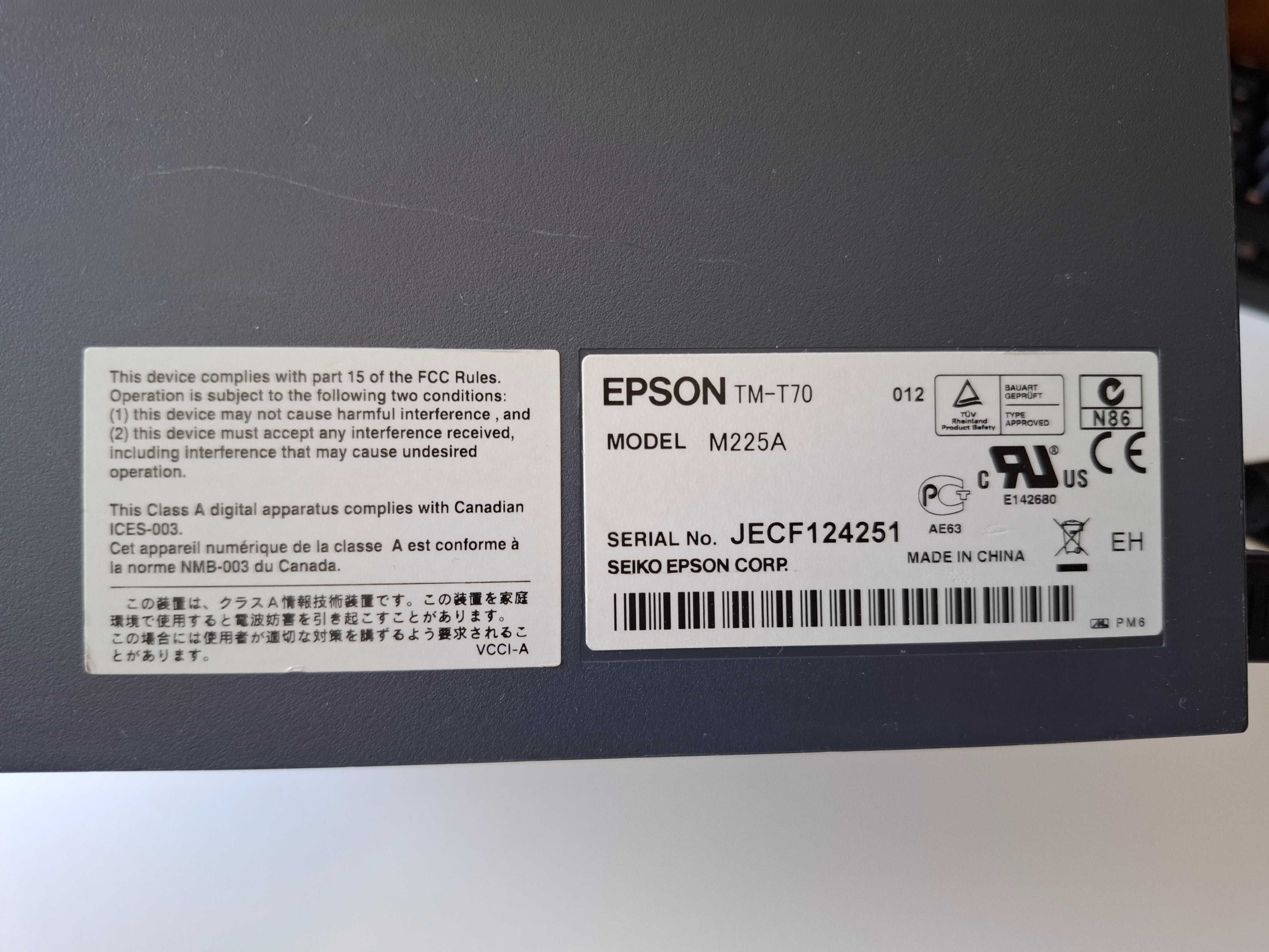 Drukarka do paragonów EPSON TM-T70