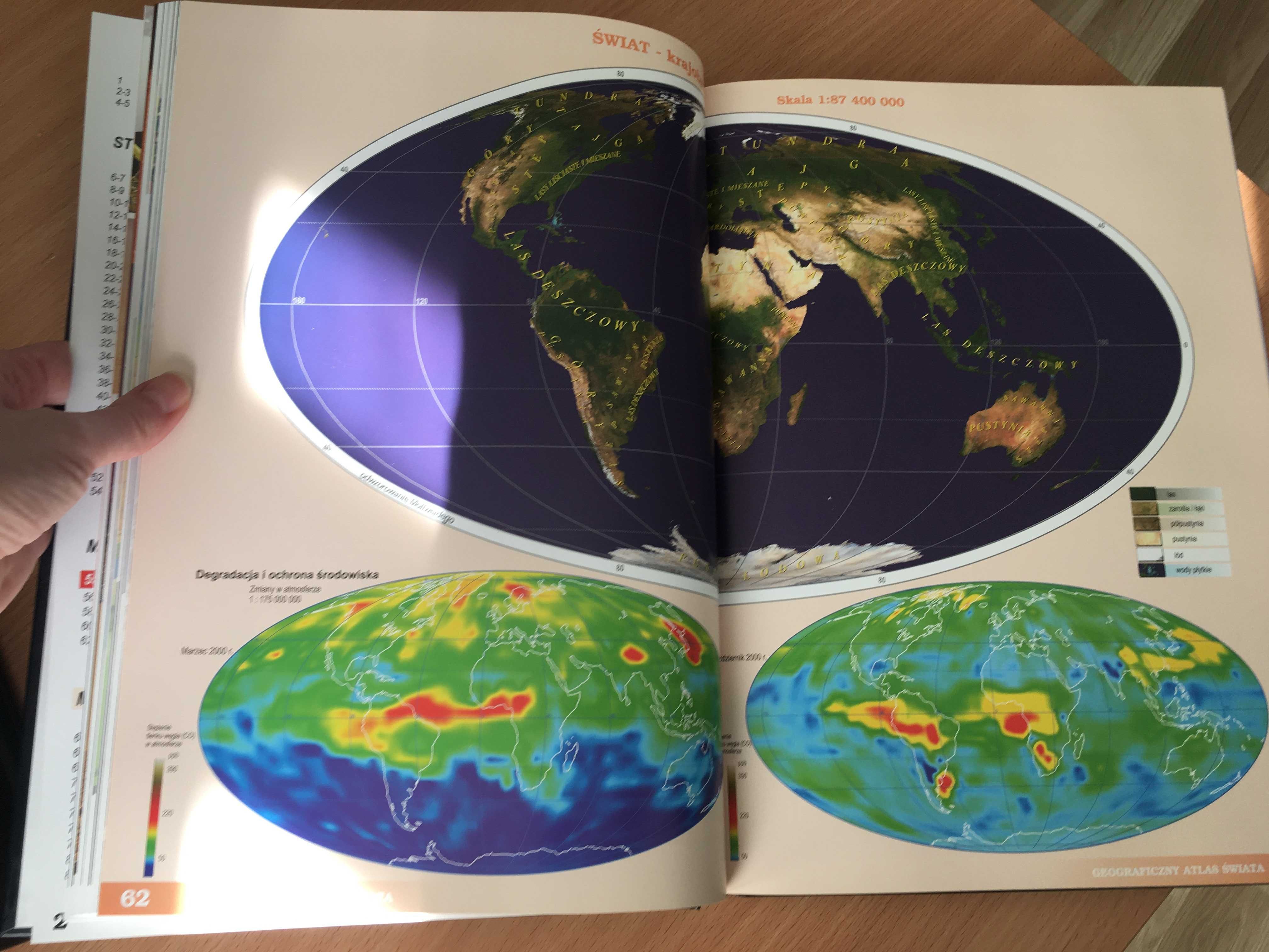 Świat Atlas geograficzny (Wyd. Piętka, J. Bednarczyk)