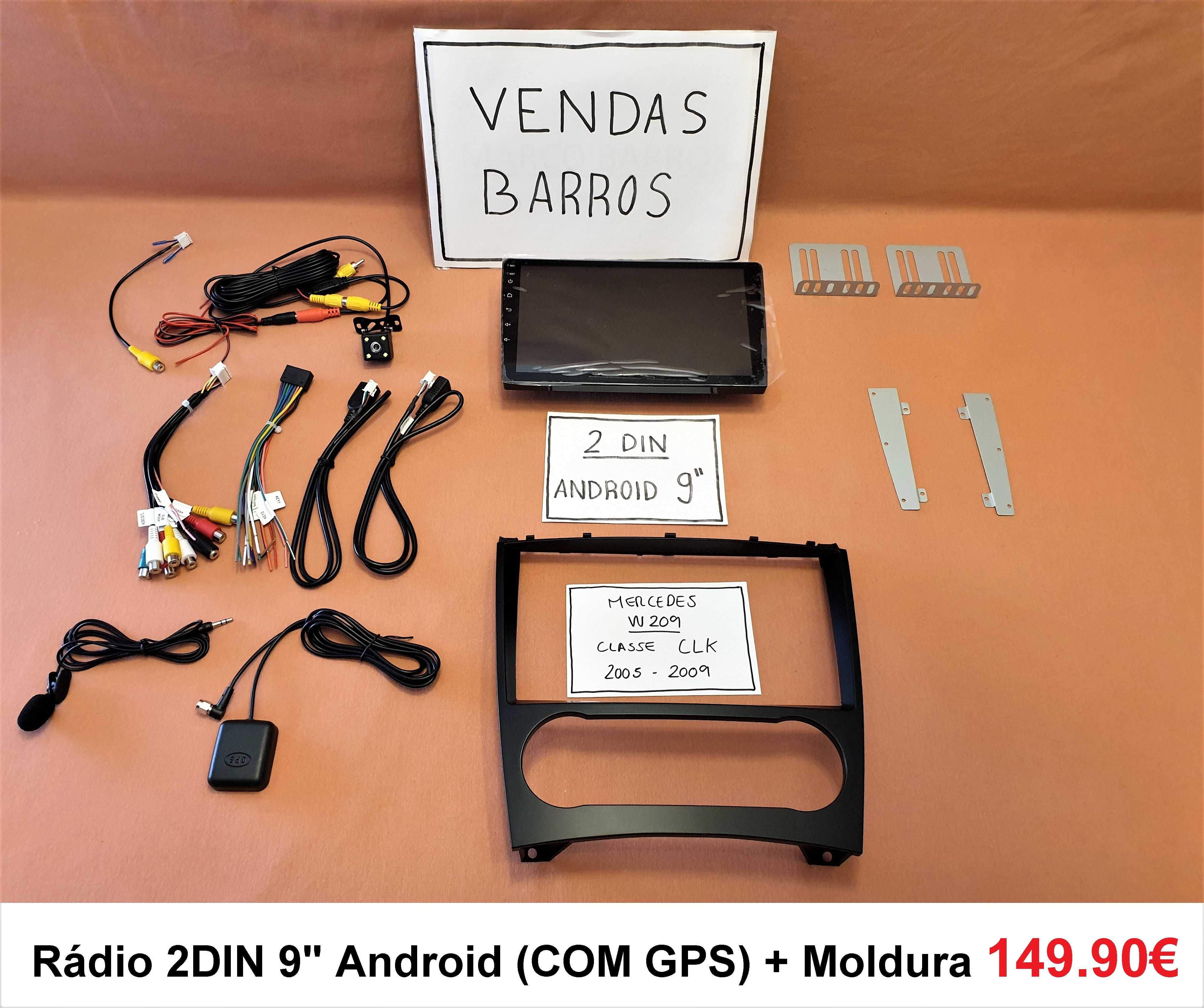 Rádio 2DIN Mercedes CLK • Android GPS • W209 • CLK200 CLK230 CLK270