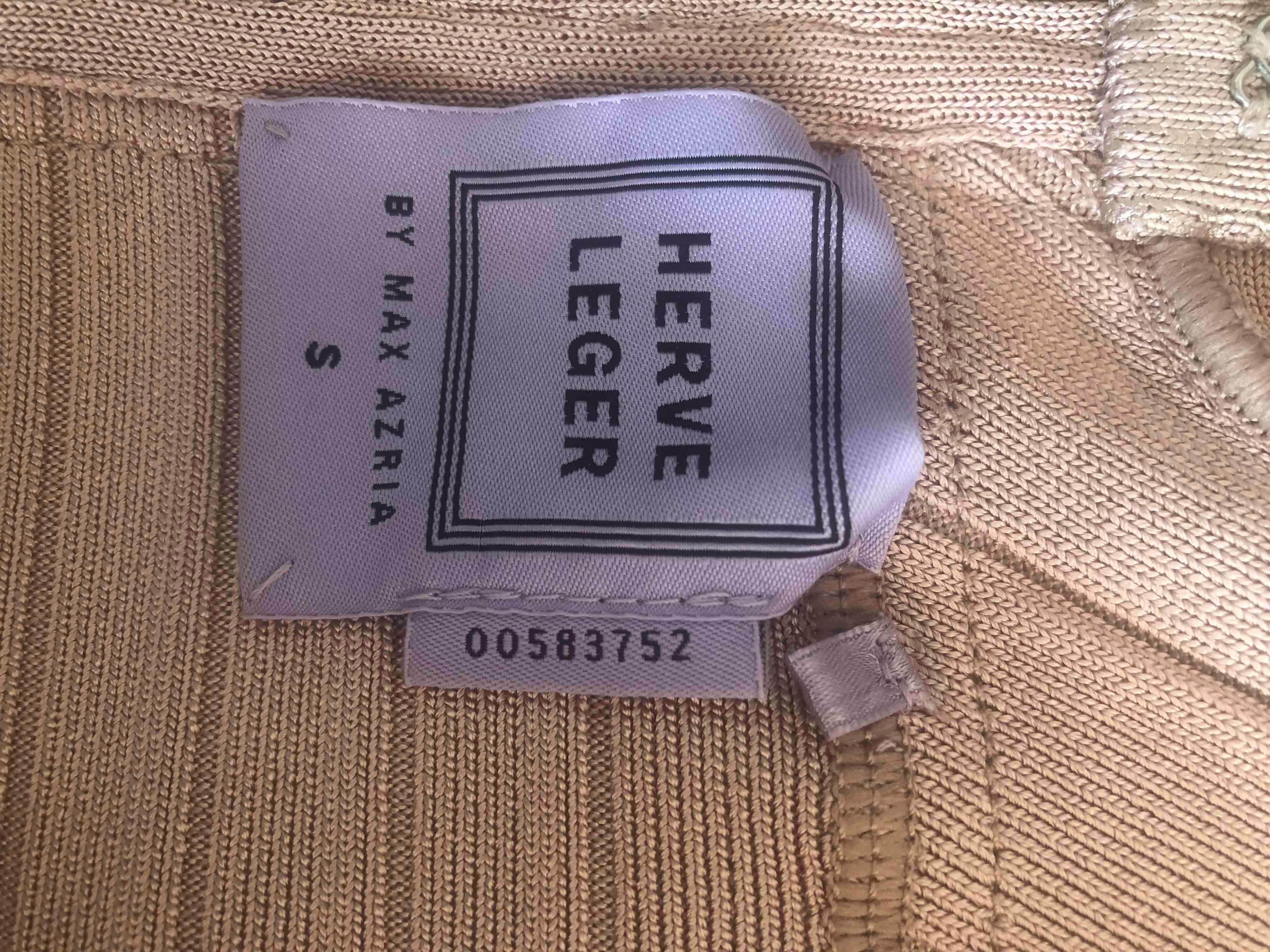 HERVE LEGER oryginal Suknia w r.S z metkami NOWA