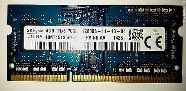 Планка пам'яті DDR 3L, 4 Gb,