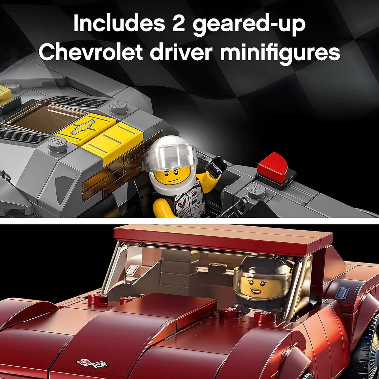 LEGO 76903 – Speed Champions: Samochody wyścigowe Chevrolet Corvette!