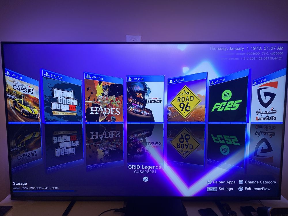 Ps4 slim 1tb, niski soft 9.00, goldhen, gry