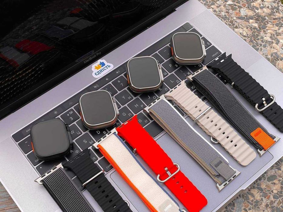 Годинник Apple Watch 9 Ultra Titan Case . Смарт часы Эпл вотч Ультра.