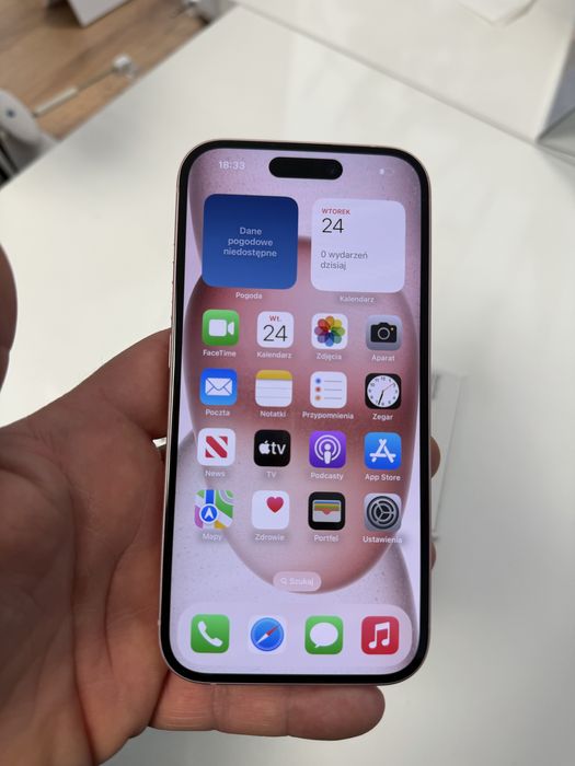 iPhone 15 128gb Pink Idealny Bateria 97% od nowości