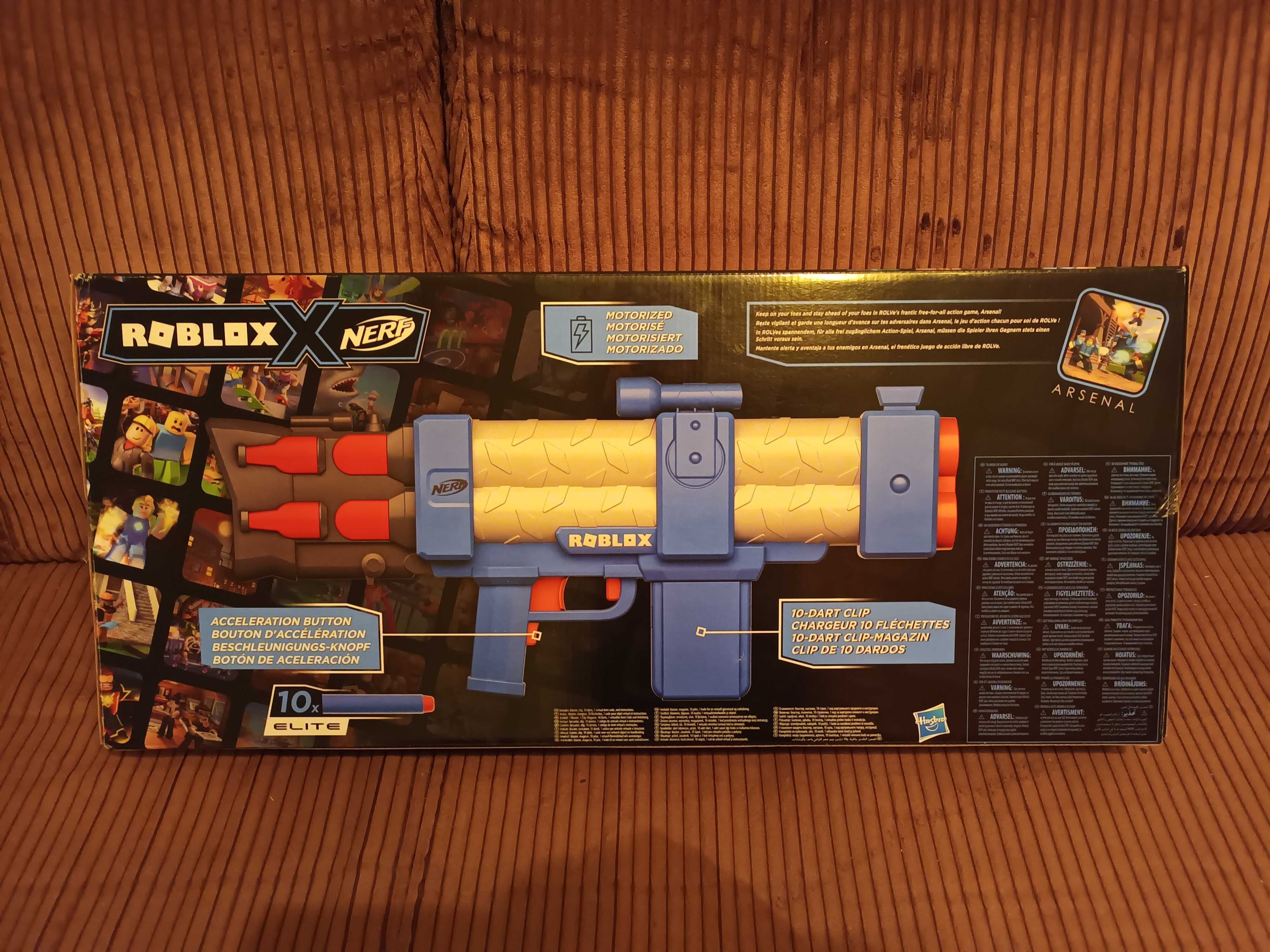 Nerf x Roblox, wyrzutnia Roblox Arsenal Pulse Laser