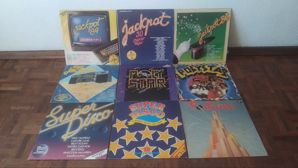 Discos de vinil, vários LP`s