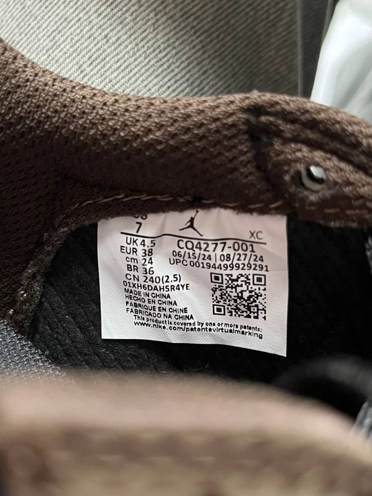Jordan 1 Low OG SP Travis Scott Brown Mocha