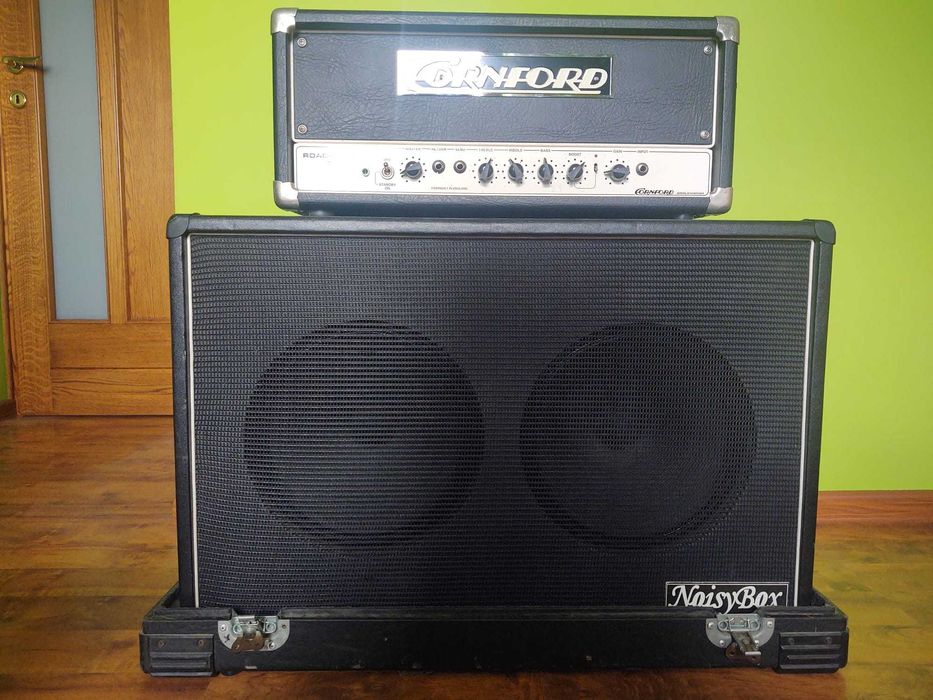 Wzmacniacz lampowy gitarowy head Cornford Roadhouse 30 case + kolumna