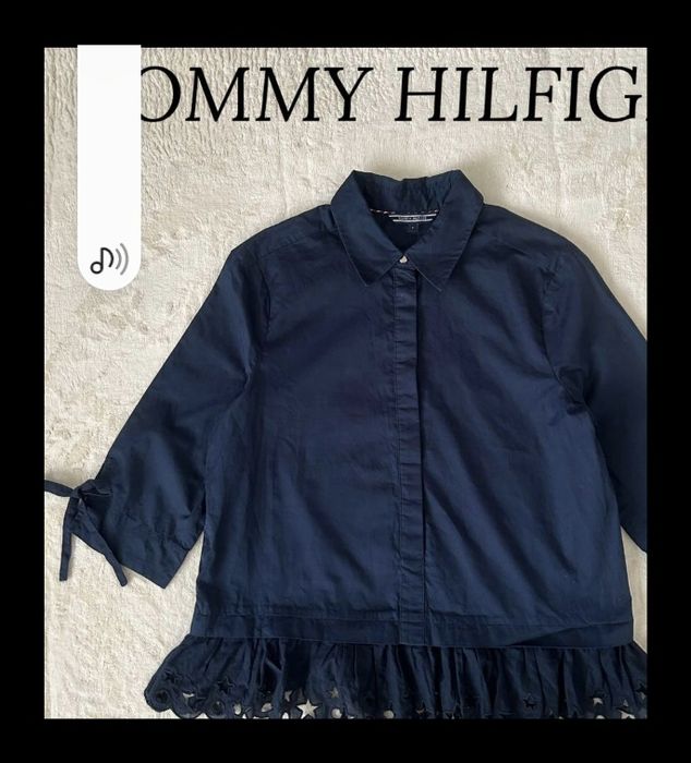 Tommy Hilfiger granatowa koszula S