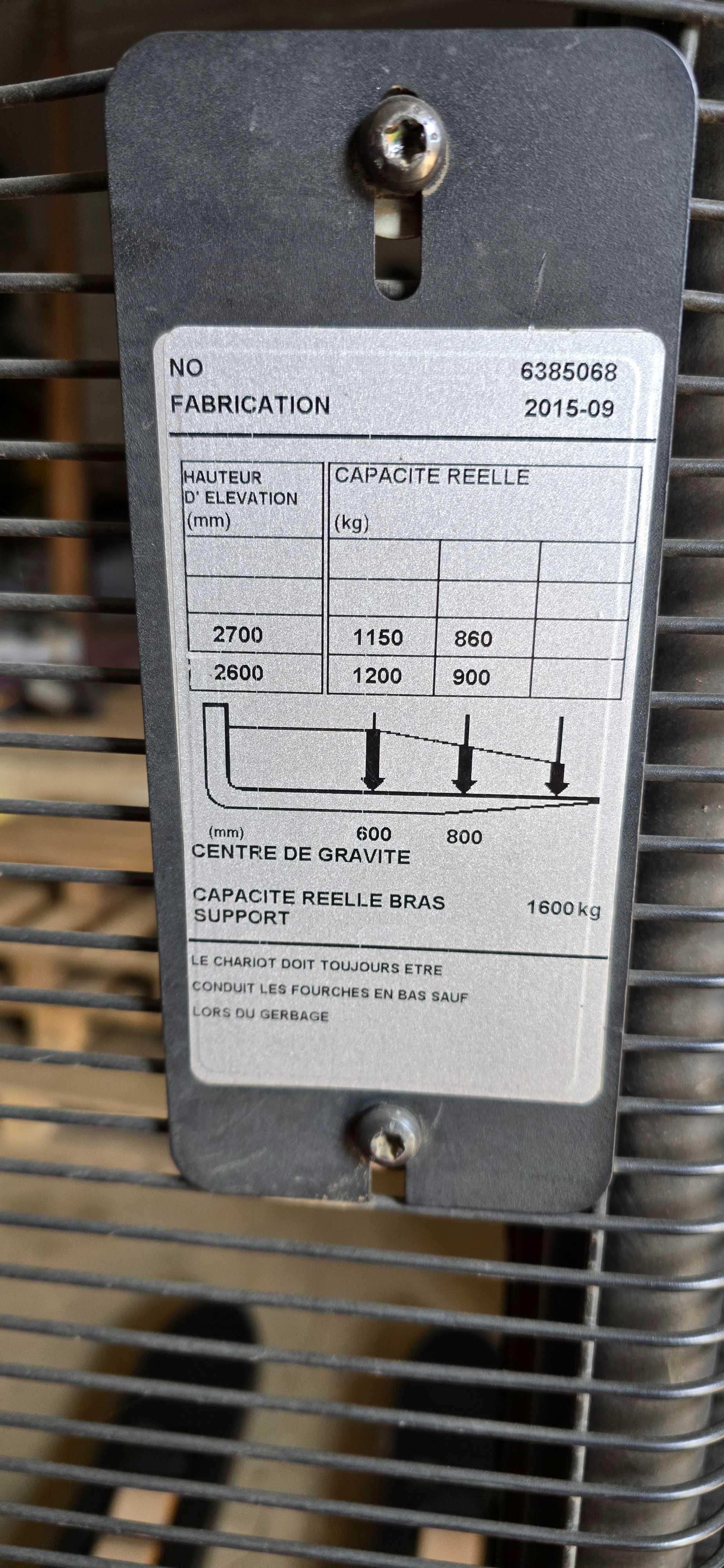 Paleciak elektryczny Toyota SWE 120L 2.70m duplex wolny skok masztowy