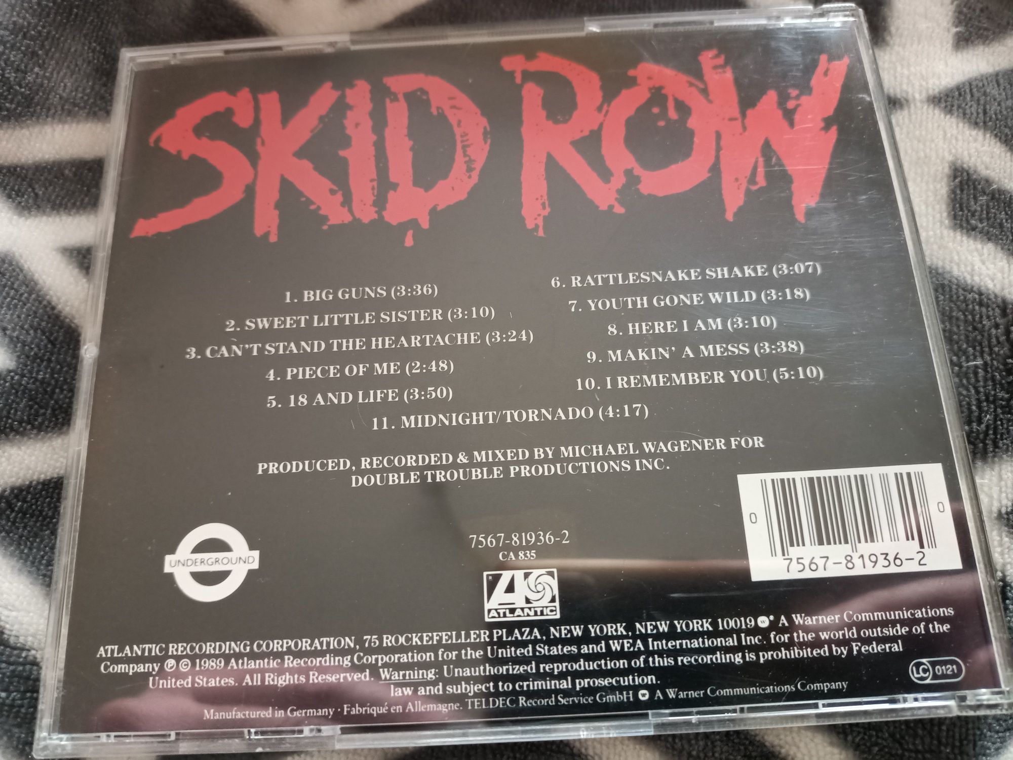 Skid Row - Skid Row (CD, Album)(vg+)
