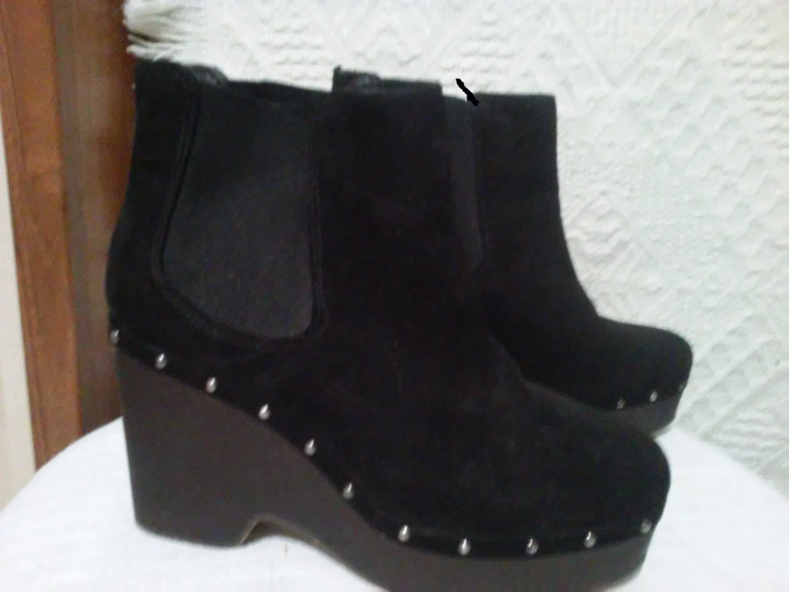 buty  botki na koturnie 5/38