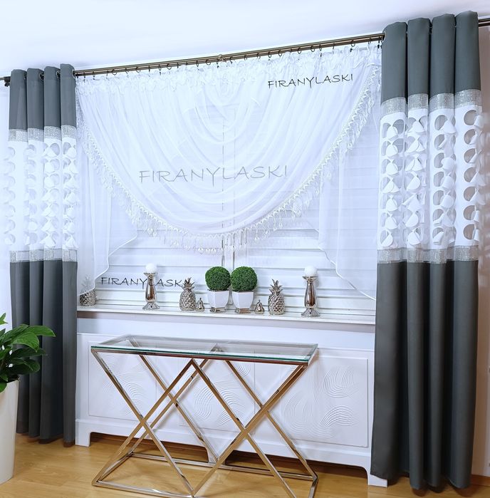 Firana 600x155 firany do pokoju salonu gipiura