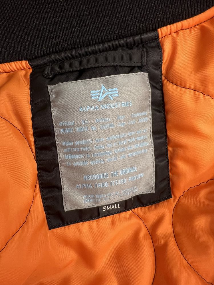 Kurtka, parka, długa bomberka - płaszcz ALPHA INDUSTRIES ocieplana