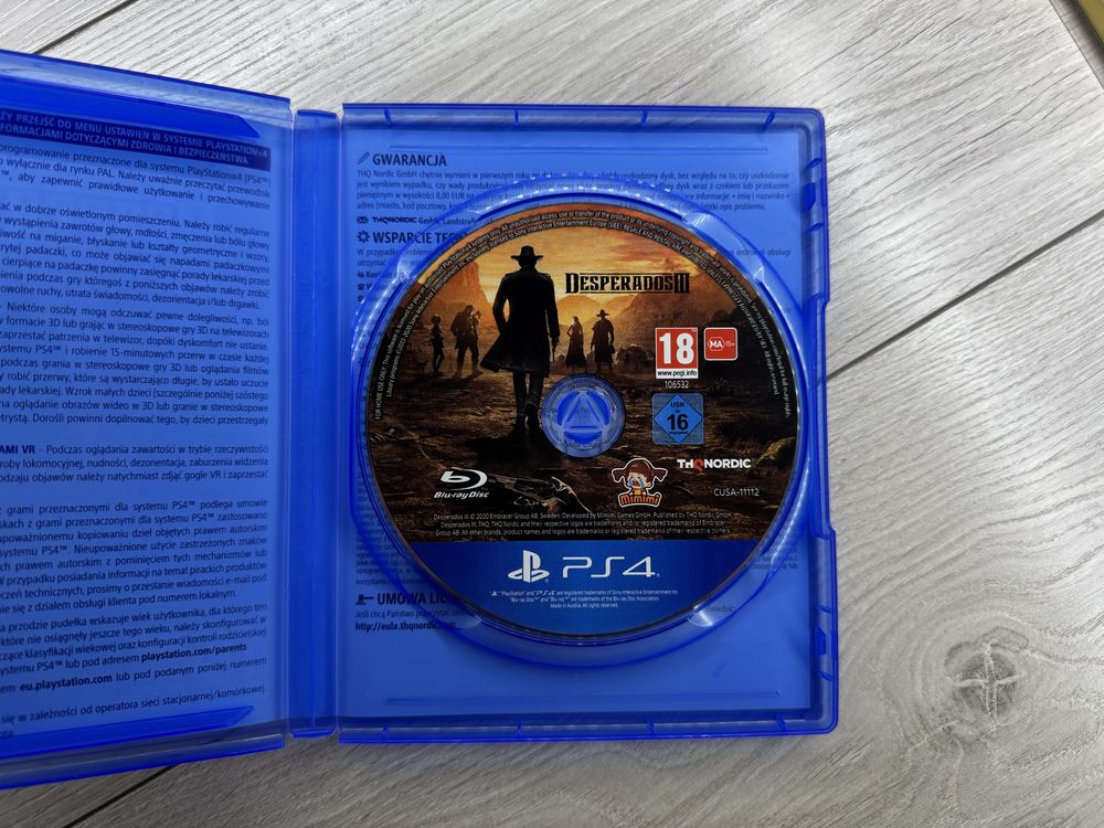 Desperados III 3 - PS4/PS5 - stan idealny!