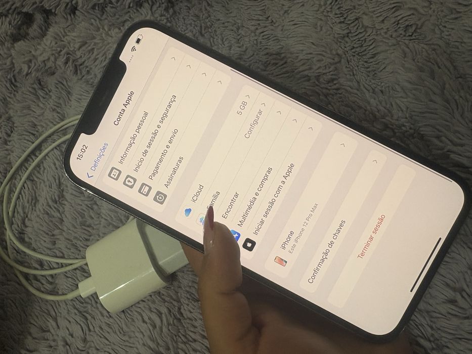 Iphone 12 Pro Max com carregador original