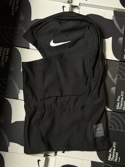 Балаклава nike pro Hyperwarm, чорна балаклава, Балаклава найк про
