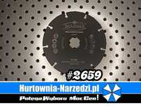 tarcza do drewna 125mm Tarcza diamentowa  drewna z gwoździami 125 mm