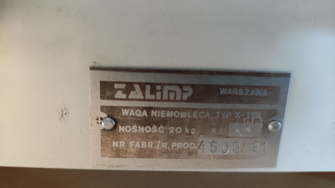 Waga niemowlęca Zalimp x-112 z czasów PRL sprawna