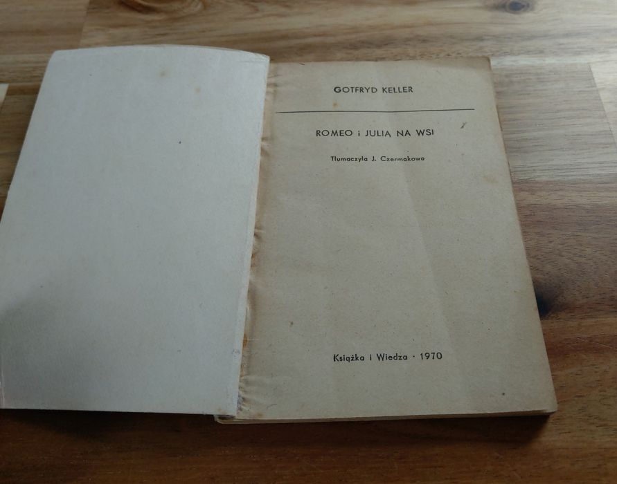 Romeo i Julia na wsi Gorfryd Keller